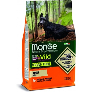 Monge BWild Grain Free Mini Adult duck 2,5 kg