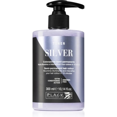 Black Professional Toner тонер за естествени нюанси Silver 300ml