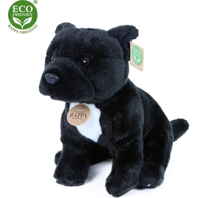 Eco-Friendly pes stafordšírský bulteriér černý 30 cm