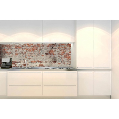 DIMEX KI-180-299 Fototapeta do kuchyne Stará tehlová stena, rozmery 180 x 60 cm