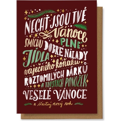 Chaukiss Nechť jsou Tvé Vánoce plné smíchu, dobré nálady, jídla, vaječného koňaku,...
