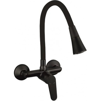 Inter Ceramic Стенен смесител за кухня LINNI BLACK, Inter Ceramic, ICF 5108152B 7313 (5108152B 7789)