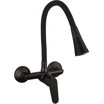 Inter Ceramic Стенен смесител за кухня LINNI BLACK, Inter Ceramic, ICF 5108152B 7313 (5108152B 7789)