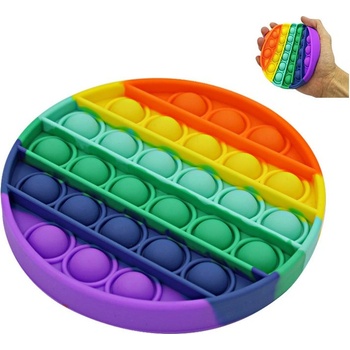 Pop it Antistresová hračka kruh rainbow