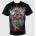 ROCK OFF тениска метална мъжки Slayer - свят Painted Кръв Череп - ROCK OFF - SLAYTEE09MB