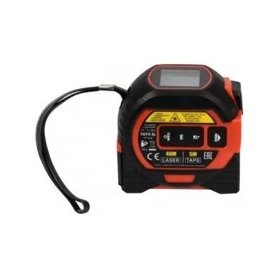 Yato Комбинирана лазерна ролетка Yato, 3 в 1, 40 м