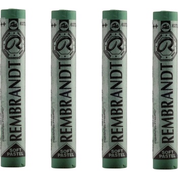 Rembrandt Soft Pastel Sada suchých pastelov cinnabar green deep 8 4 ks