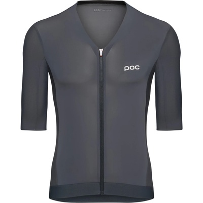 POC Мъжка фланелка с къс ръкав за колоездене POC Raceday S/S Jersey Cycling jersey - Sylvanite Grey - размер M (056-4247-0213)