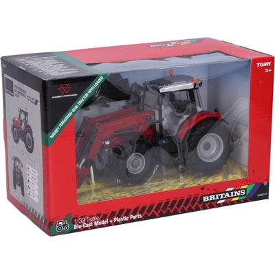 Britains Model traktor s čelním nakladačem Massey Ferguson 6616 21 5 cm 1:32