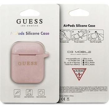 Guess Silikónový obal pre Apple AirPods GUACCSILGLLP