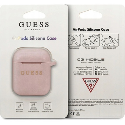 Guess Silikónový obal pre Apple AirPods GUACCSILGLLP