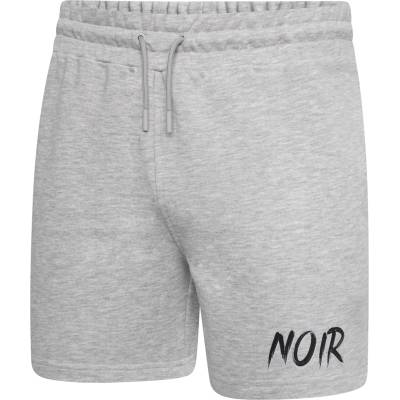 Societe Noir Поларени къси панталони Societe Noir Men's Scribble Fleece Jogger Shorts - Grey