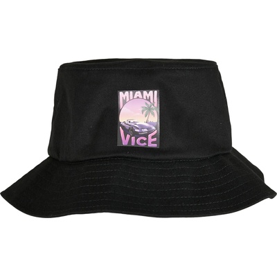 MERCHCODE Шапка идиотка в черен цвят Merchcode Miami Vice PrintUB-MC756-00007 - Черен, размер one size