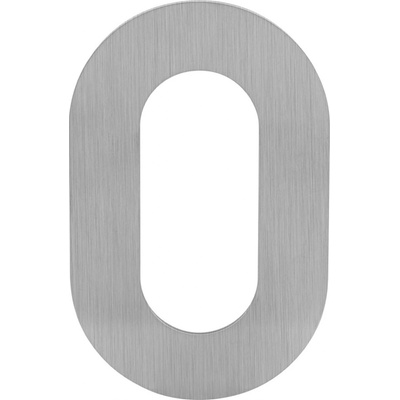 LR - DOMOVÁ ČÍSLICA "0" - 120 mm NEM - nerez matná | MP-KOVANIA.sk