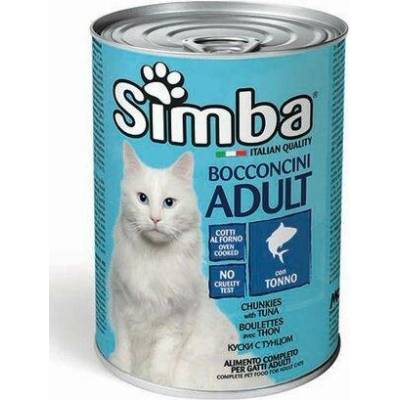 MONGE SIMBA Cat Chunks with tuna pre dospelé mačky s tuniakom 415 g