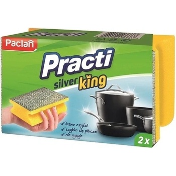 PACLAN Kuchynská špongia Silver King 2ks - bez škriabancov