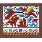 Bright Toys Мозайка с пиксели - Българска шевица, 40x50 пиксела, с рамка - Самоковски мотив (BE50004-F)
