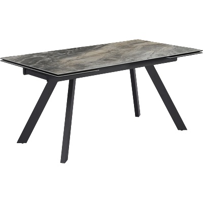 Carmen Разтегателна трапезна маса barcin - сив / кафяв (3531040)