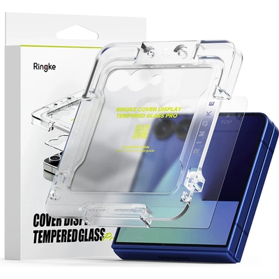 Ringke Протектор за Samsung Galaxy Z Flip7 - Cover Display Easy Slide Tempered Glass Pro (2 броя) - Прозрачен