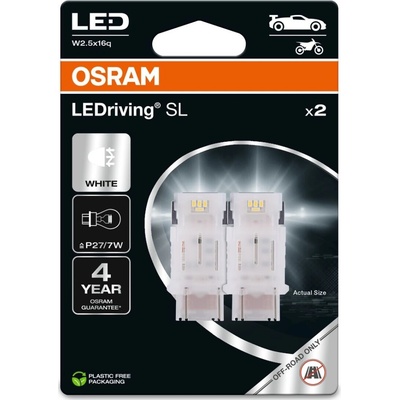Osram LED 3547CW-02B 6000K P27/7W W2,5x16q 12V 2,5W