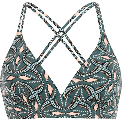 Protest Дамско бикини горнище Protest Women's MIXRelax Triangle Bikini Top - Laurel Green - размер 42 (EU) (150-6526-0115)