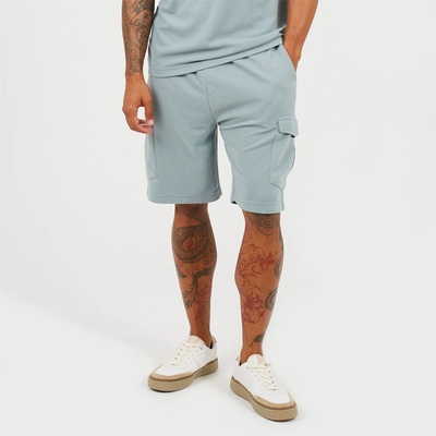 Brave Soul Къси панталони Brave Soul Men's Cargo Shorts - Duck Egg Blue