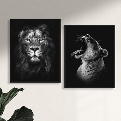 Decono Картини Двойка Лъвове
