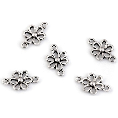 Našívací díl květ 9x15 mm