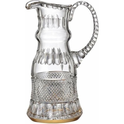 Džbán Bohemia Crystal Ručne brúsený džbán Felicie Line Gold 1200ml