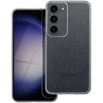 Samsung Силиконов калъф кейс CLEAR Case 2mm Blink за Samsung S23 FE, прозрачен с брокат