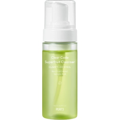 PURITO Clear Code Superfruit Cleanser - Пяна за почистване на лице с суперфрукти 150мл