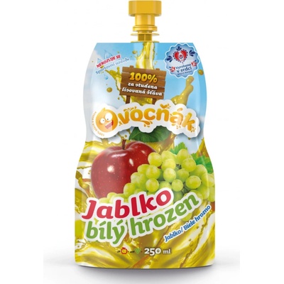 Ovocňák mošt jablko a bílý hrozen 250 ml – Sleviste.cz