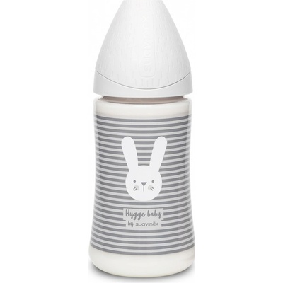 Suavinéx láhev Hygge šedá proužky 270ml