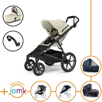 Thule Set 7v1 Urban Glide 4-wheel Soft beige 2024 + madlo + vanička Soft beige + JOMK príslušenstvo