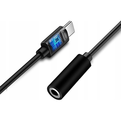 Mezamo Adaptér USB typu C na 3,5 mm mini jack samica čierny