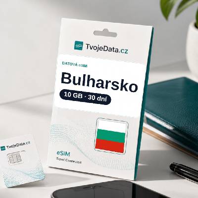 eSIM Bulharsko 10 GB / 29 dní