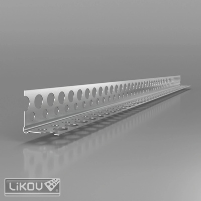 Likov lišta G-LP vrubovaná 23x23 ochranný roh 2,5 m (401.302325.02) 200 ks