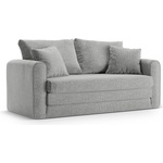 Micadoni Светлосив сгъваем диван 158 cm Lido - Micadoni (MIC_2SF_263_F1_LIDO5)