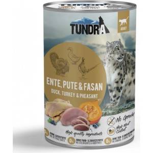TUNDRA grain free - консерва за котки с патешко, пуешко и фазан, БЕЗ ЗЪРНО, 400 гр, Германия - 711ve