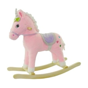 Wiky Еднорог люлеещ се с ефекти розов 74x28x65 см