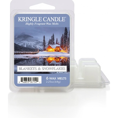 Kringle Candle Blankets & Snowflakes vonný vosk 64 g