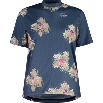 Maloja Дамска фланелка с къс ръкав за колоездене Maloja Women's SundaM. Allmountain 1/2 Cycling jersey - Dusty Blue Joy (156-3053-0212)
