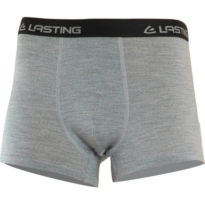 Lasting Merino boxerky Noro 8484 šedé vlnené