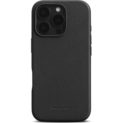 WOOLnut Leather Case for iPhone 16 Pro - Black (K-WN-IP16P-C-2885-BK)