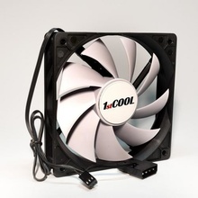 1stCOOL SILENT Fan 12cm F12-BLACK-WHITE