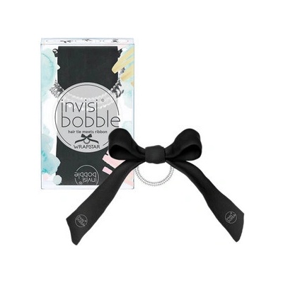 Invisibobble WrapStar Snake It Off - 2 v 1 Gumička do vlasů se stuhou černá 1 ks