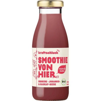 Kraftschluck Smoothie jahoda rybíz zimolez 3 x 250 ml