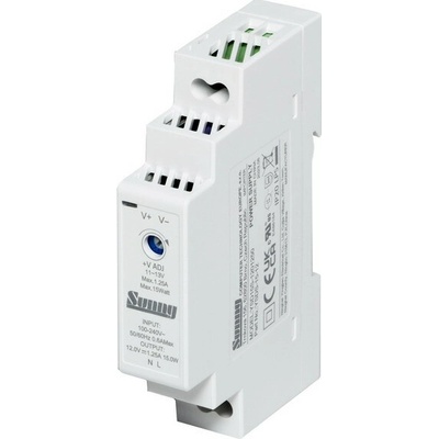 Napájecí zdroj na DIN lištu 12V DC 1,25A 15W - YSDS-15-12