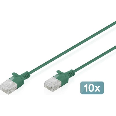 Digitus DK-1618-020S-G-10 RJ45 CAT 6 U/UTP 2m zelený