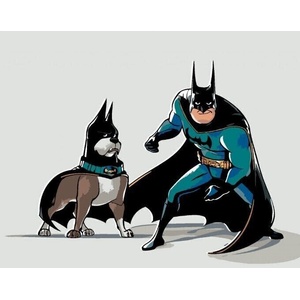 Zuty Рисуване по номера Най-добрият приятел на Батман (DC League Of Super-Pets) (M10-050-040-601414)